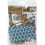 49 and Market PRE-ORDER Campfire Memories Ephemera & Frame Set (DCM-37463)