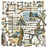 49 and Market PRE-ORDER Campfire Memories Ephemera & Frame Set (DCM-37463)