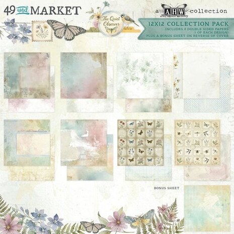 49 and Market PRE-ORDER The Quiet Observer 12x12 Inch Collection Pack (TQO-37029)