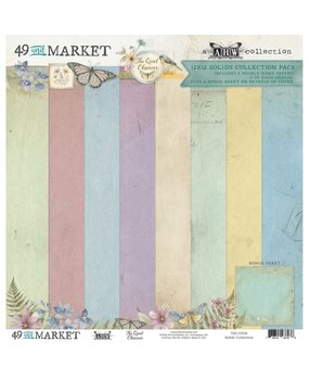 49 and Market PRE-ORDER The Quiet Observer 12x12 Inch Solids Collection Pack (TQO-37036)
