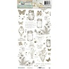 49 and Market PRE-ORDER The Quiet Observer 6x12 Inch Essential Rub-on Transfer Set (TQO-37173)