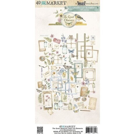 49 and Market PRE-ORDER The Quiet Observer Laser Cut Elements (TQO-37197)