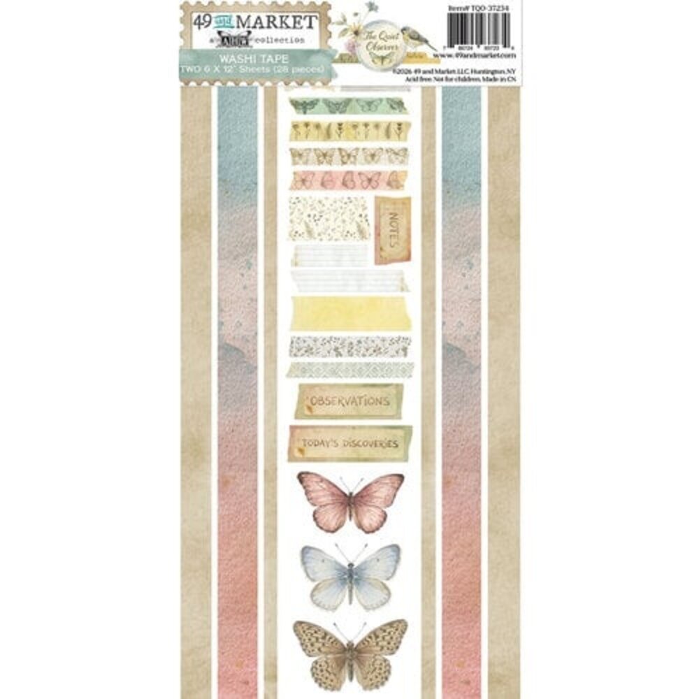49 and Market PRE-ORDER The Quiet Observer Washi Sheets (TQO-37234)