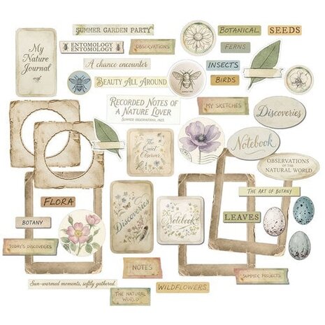 49 and Market PRE-ORDER The Quiet Observer Chipboard Set (TQO-37241)