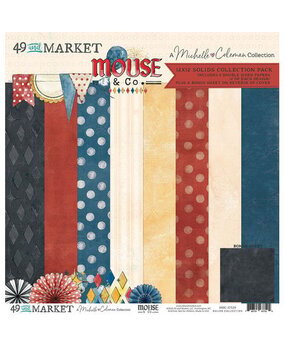 49 and Market PRE-ORDER Mouse & Co. 12x12 Inch Solids Collection Pack (MMC-37524)