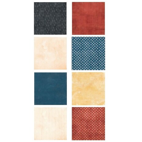 49 and Market PRE-ORDER Mouse & Co. 12x12 Inch Solids Collection Pack (MMC-37524)