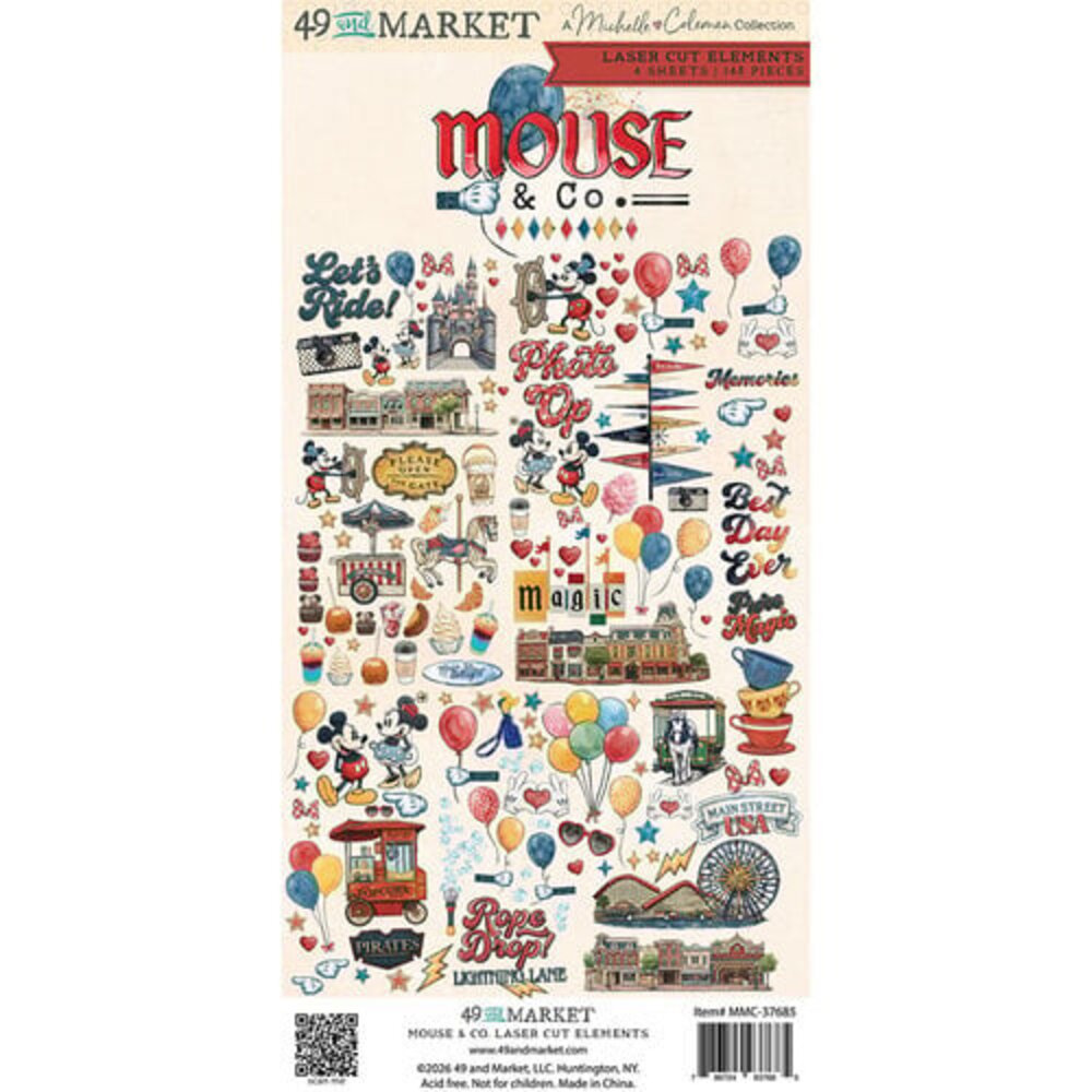 49 and Market PRE-ORDER Mouse & Co. Laser Cut Elements (MMC-37685)