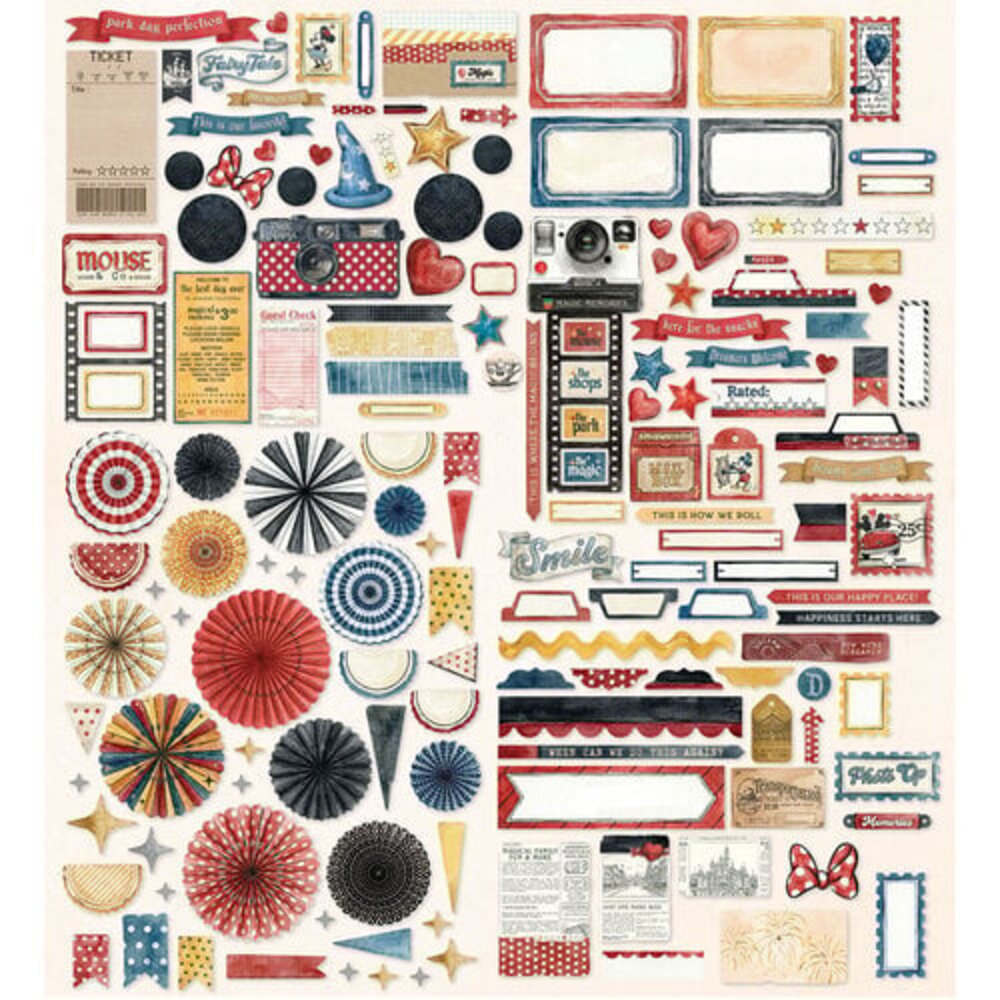 49 and Market PRE-ORDER Mouse & Co. Die-Cut Elements (MMC-37692)