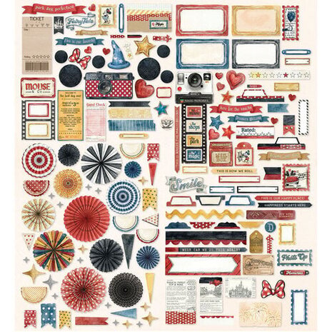 49 and Market PRE-ORDER Mouse & Co. Die-Cut Elements (MMC-37692)
