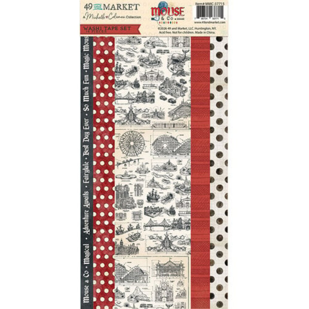 49 and Market PRE-ORDER Mouse & Co. Washi Sheets (MMC-37715)