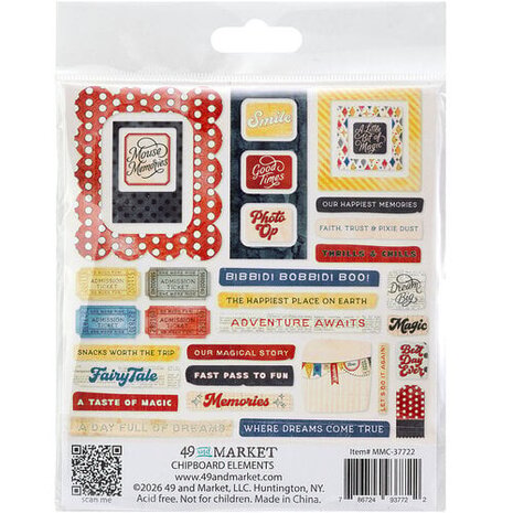 49 and Market PRE-ORDER Mouse & Co. Chipboard Set (MMC-37722)