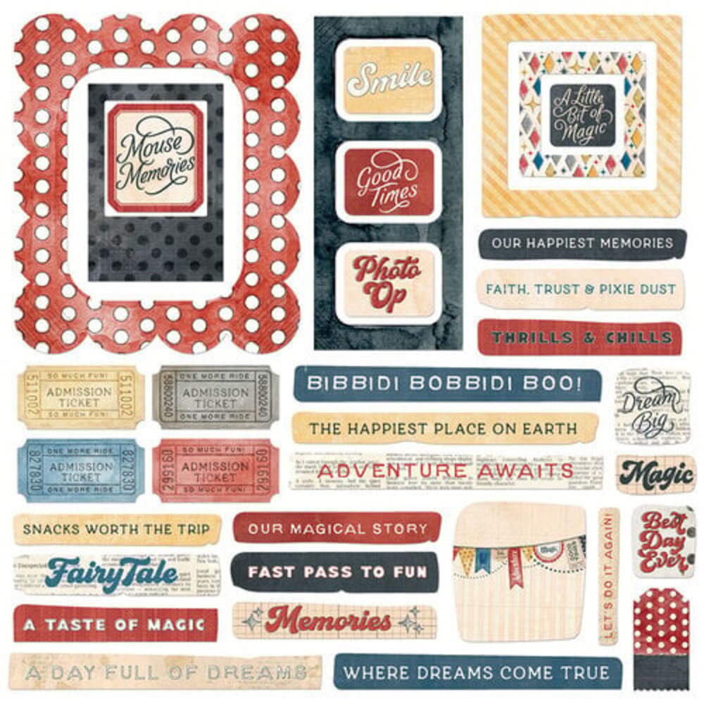 49 and Market PRE-ORDER Mouse & Co. Chipboard Set (MMC-37722)