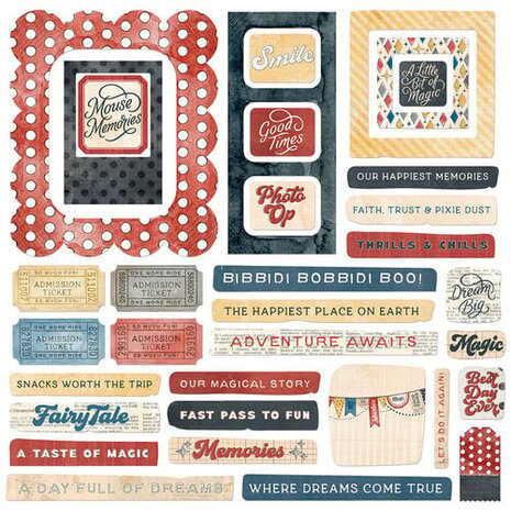 49 and Market PRE-ORDER Mouse & Co. Chipboard Set (MMC-37722)
