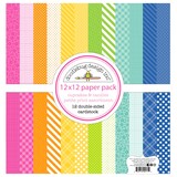 Doodlebug Design Inc. PRE-ORDER Cupcakes & Candles 12x12 Inch Petite Prints Paper Pack (9171)