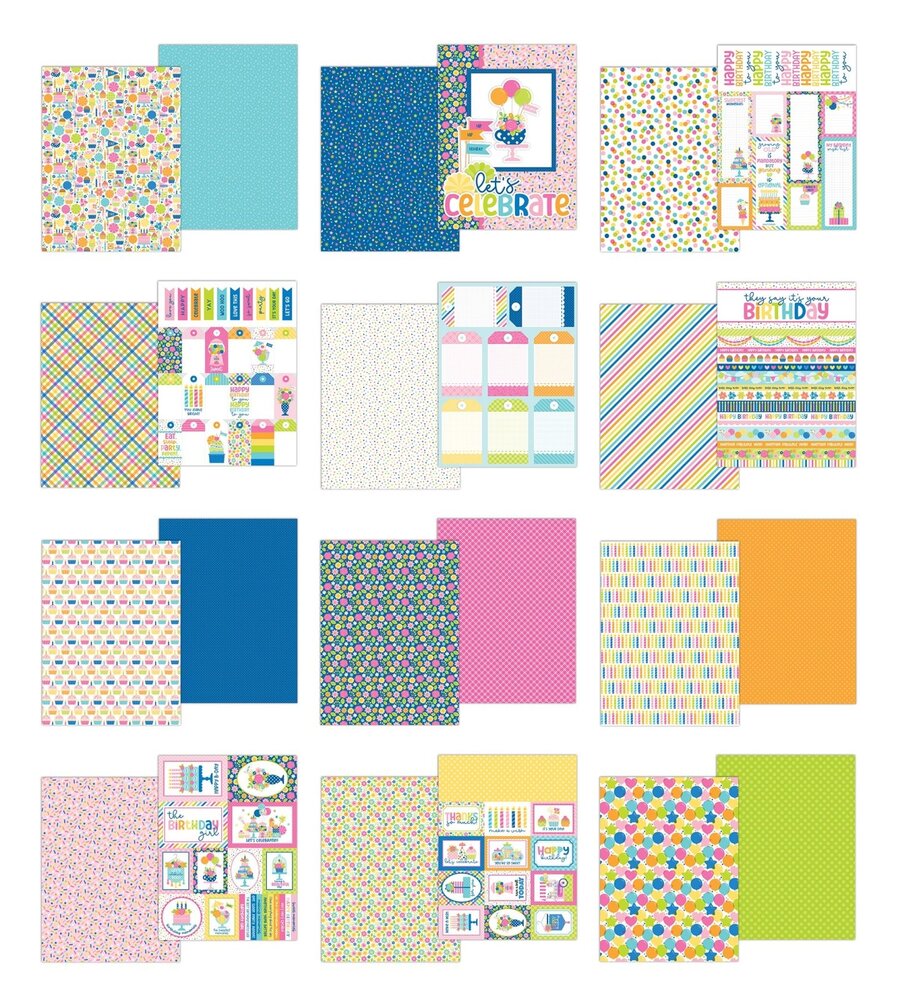 Doodlebug Design Inc. PRE-ORDER Cupcakes & Candles 6x8 Inch Paper Pad (9154) Doodlebug Design Inc. PRE-ORDER Cupcakes & Candles 6x8 Inch Paper Pad (9154)