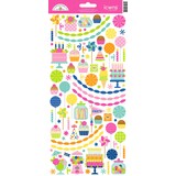 Doodlebug Design Inc. PRE-ORDER Cupcakes & Candles Icons Stickers (9155)