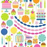 Doodlebug Design Inc. PRE-ORDER Cupcakes & Candles Icons Stickers (9155)