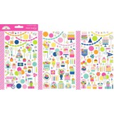Doodlebug Design Inc. PRE-ORDER Cupcakes & Candles Mini Icons Stickers (9138)