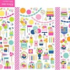 Doodlebug Design Inc. PRE-ORDER Cupcakes & Candles Mini Icons Stickers (9138)