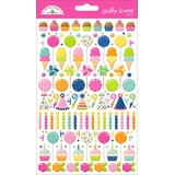 Doodlebug Design Inc. PRE-ORDER Cupcakes & Candles Puffy Icons Stickers (9139)