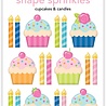 Doodlebug Design Inc. PRE-ORDER Cupcakes & Candles Shape Sprinkles (9125) Doodlebug Design Inc. PRE-ORDER Cupcakes & Candles Shape Sprinkles (9125)