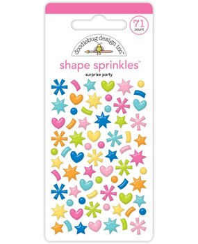Doodlebug Design Inc. PRE-ORDER Cupcakes & Candles Shape Sprinkles Surprise Party (9126)