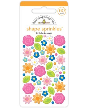 Doodlebug Design Inc. PRE-ORDER Cupcakes & Candles Shape Sprinkles Birthday Bouquet (9127)