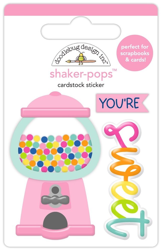 Doodlebug Design Inc. PRE-ORDER Cupcakes & Candles Shaker-Pops You're Sweet (9128) Doodlebug Design Inc. PRE-ORDER Cupcakes & Candles Shaker-Pops You're Sweet (9128)