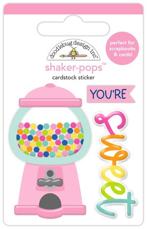 Doodlebug Design Inc. PRE-ORDER Cupcakes & Candles Shaker-Pops You're Sweet (9128) Doodlebug Design Inc. PRE-ORDER Cupcakes & Candles Shaker-Pops You're Sweet (9128)