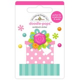 Doodlebug Design Inc. PRE-ORDER Cupcakes & Candles Doodle-Pops Wrapped in Ribbons (9129)