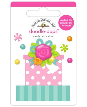 Doodlebug Design Inc. PRE-ORDER Cupcakes & Candles Doodle-Pops Wrapped in Ribbons (9129)