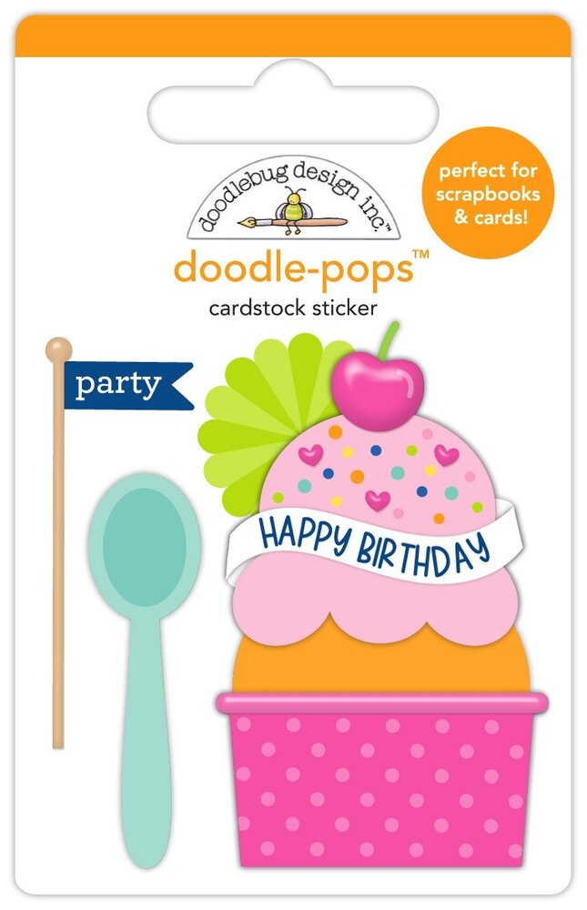 Doodlebug Design Inc. PRE-ORDER Cupcakes & Candles Doodle-Pops Sundae Sprinkles (9130) Doodlebug Design Inc. PRE-ORDER Cupcakes & Candles Doodle-Pops Sundae Sprinkles (9130)