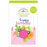 Doodlebug Design Inc. PRE-ORDER Cupcakes & Candles Doodle-Pops Birthday Greetings (9132)