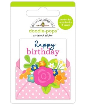Doodlebug Design Inc. PRE-ORDER Cupcakes & Candles Doodle-Pops Birthday Greetings (9132)