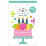 Doodlebug Design Inc. PRE-ORDER Cupcakes & Candles Doodle-Pops Birthday Cake (9133)