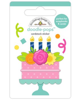 Doodlebug Design Inc. PRE-ORDER Cupcakes & Candles Doodle-Pops Birthday Cake (9133)