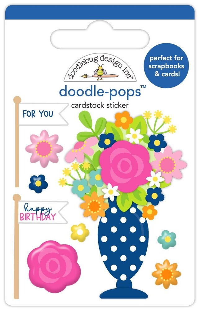 Doodlebug Design Inc. PRE-ORDER Cupcakes & Candles Doodle-Pops Birthday Blossoms (9134) Doodlebug Design Inc. PRE-ORDER Cupcakes & Candles Doodle-Pops Birthday Blossoms (9134)