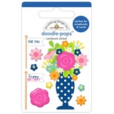 Doodlebug Design Inc. PRE-ORDER Cupcakes & Candles Doodle-Pops Birthday Blossoms (9134)