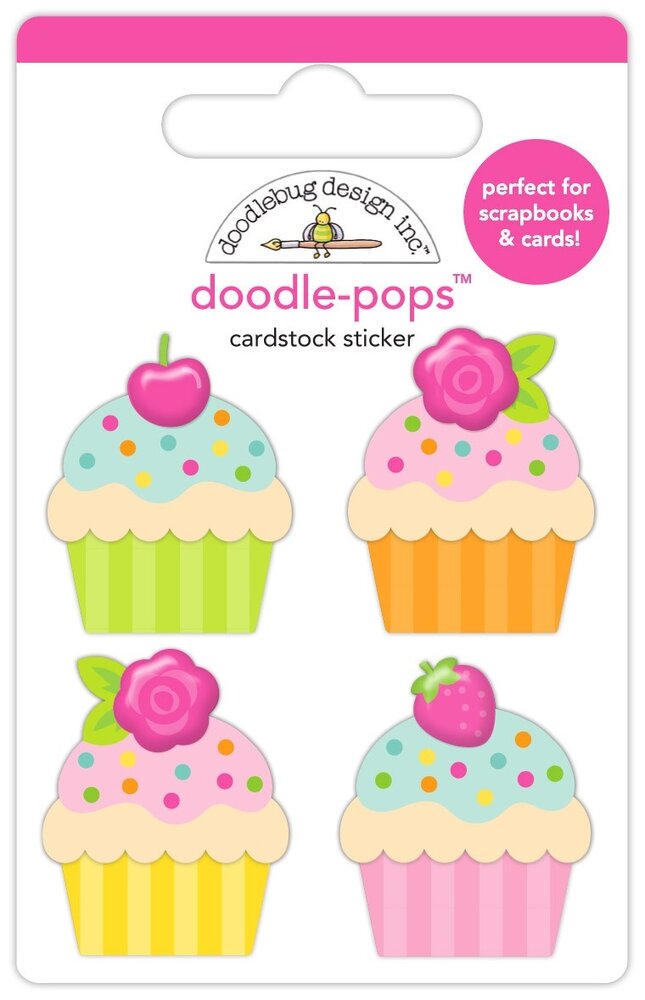 Doodlebug Design Inc. PRE-ORDER Cupcakes & Candles Doodle-Pops Cute Cakes (9135) Doodlebug Design Inc. PRE-ORDER Cupcakes & Candles Doodle-Pops Cute Cakes (9135)