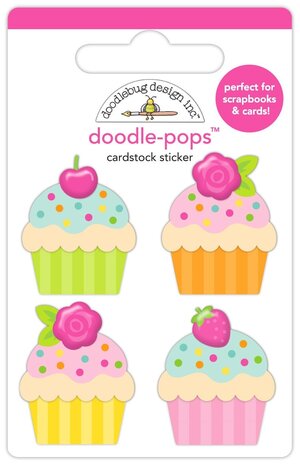 Doodlebug Design Inc. PRE-ORDER Cupcakes & Candles Doodle-Pops Cute Cakes (9135) Doodlebug Design Inc. PRE-ORDER Cupcakes & Candles Doodle-Pops Cute Cakes (9135)