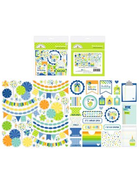 Doodlebug Design Inc. PRE-ORDER Balloons & Banners Bits & Pieces (9204)