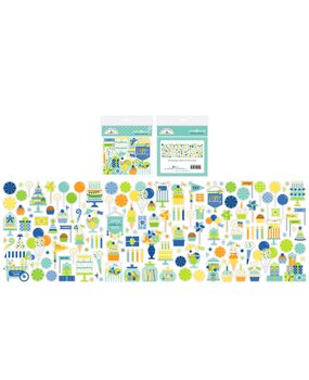 Doodlebug Design Inc. PRE-ORDER Balloons & Banners Odds & Ends (9202)