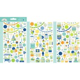 Doodlebug Design Inc. PRE-ORDER Balloons & Banners Mini Icons Stickers (9190)