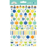 Doodlebug Design Inc. PRE-ORDER Balloons & Banners Puffy Icons Stickers (9191)