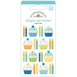 Doodlebug Design Inc. PRE-ORDER Balloons & Banners Shape Sprinkles Make A Wish (9177)