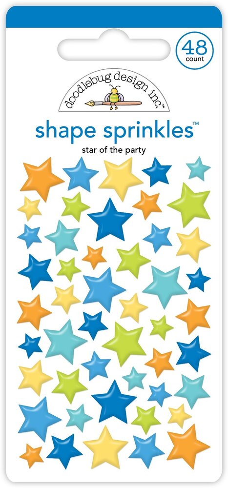 Doodlebug Design Inc. PRE-ORDER Balloons & Banners Shape Sprinkles Star Of The Party (9179) Doodlebug Design Inc. PRE-ORDER Balloons & Banners Shape Sprinkles Star Of The Party (9179)
