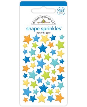 Doodlebug Design Inc. PRE-ORDER Balloons & Banners Shape Sprinkles Star Of The Party (9179)