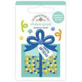 Doodlebug Design Inc. PRE-ORDER Balloons & Banners Shaker-Pops Happy Birthday (9180)