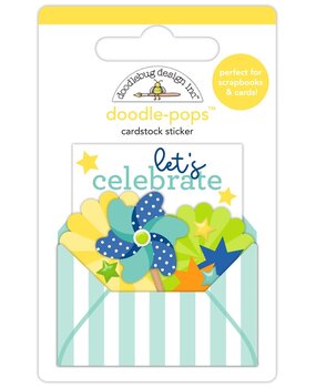 Doodlebug Design Inc. PRE-ORDER Balloons & Banners Doodle-Pops Let's Celebrate (9182)