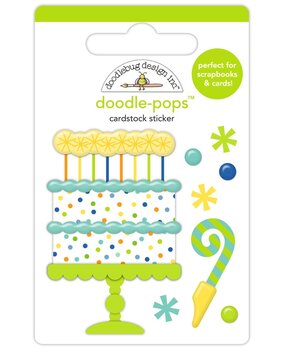 Doodlebug Design Inc. Balloons & Banners Doodle-Pops Party Time (9183)